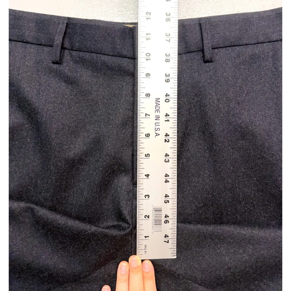 Banana Republic 34x30 Flannel Wool Dress Pants Trousers Vitale Barberis Canonico